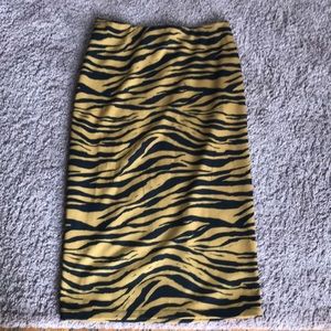 Zara tiger skirt